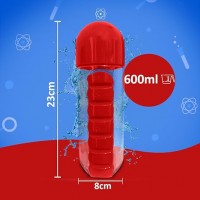 • زجاجة مياه ومنظم دواء 2 في 1